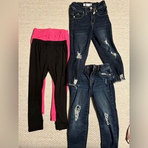 4T Jeans and leggings. Good condition